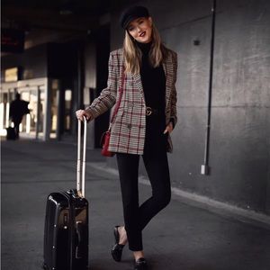 Mango plaid blazer/coat